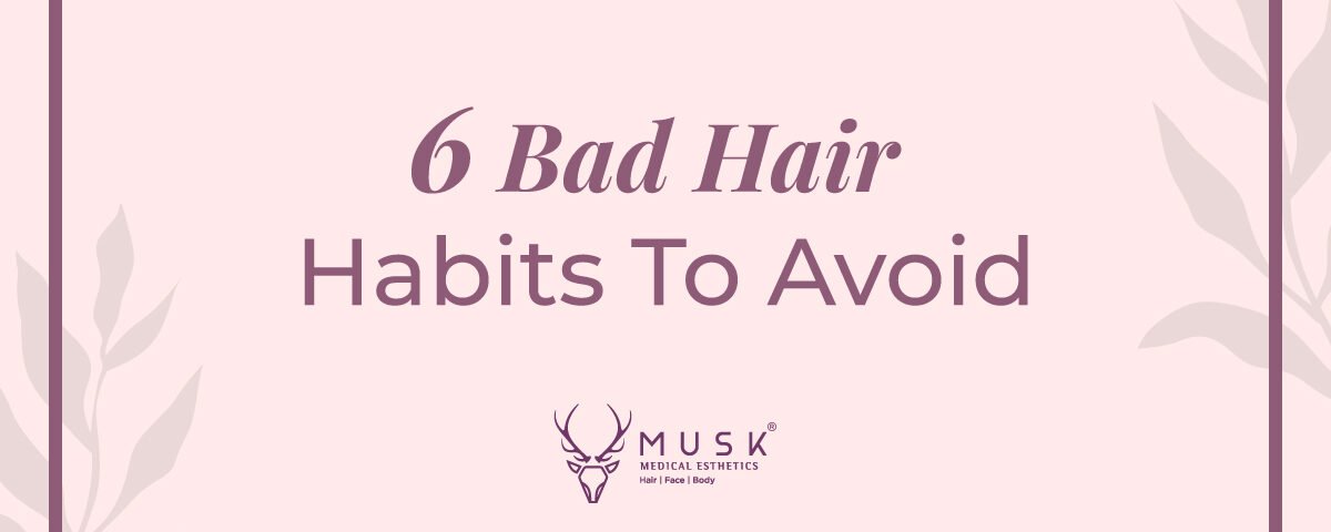 6 Bad Hair Habits To Avoid