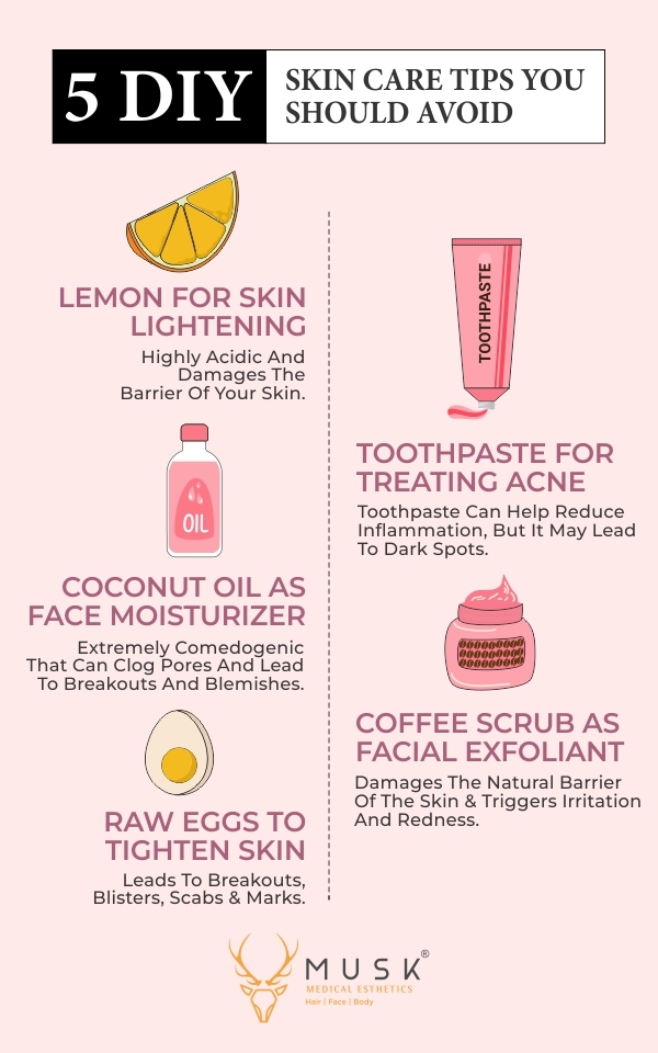 DIY Skincare Tips to Avoid