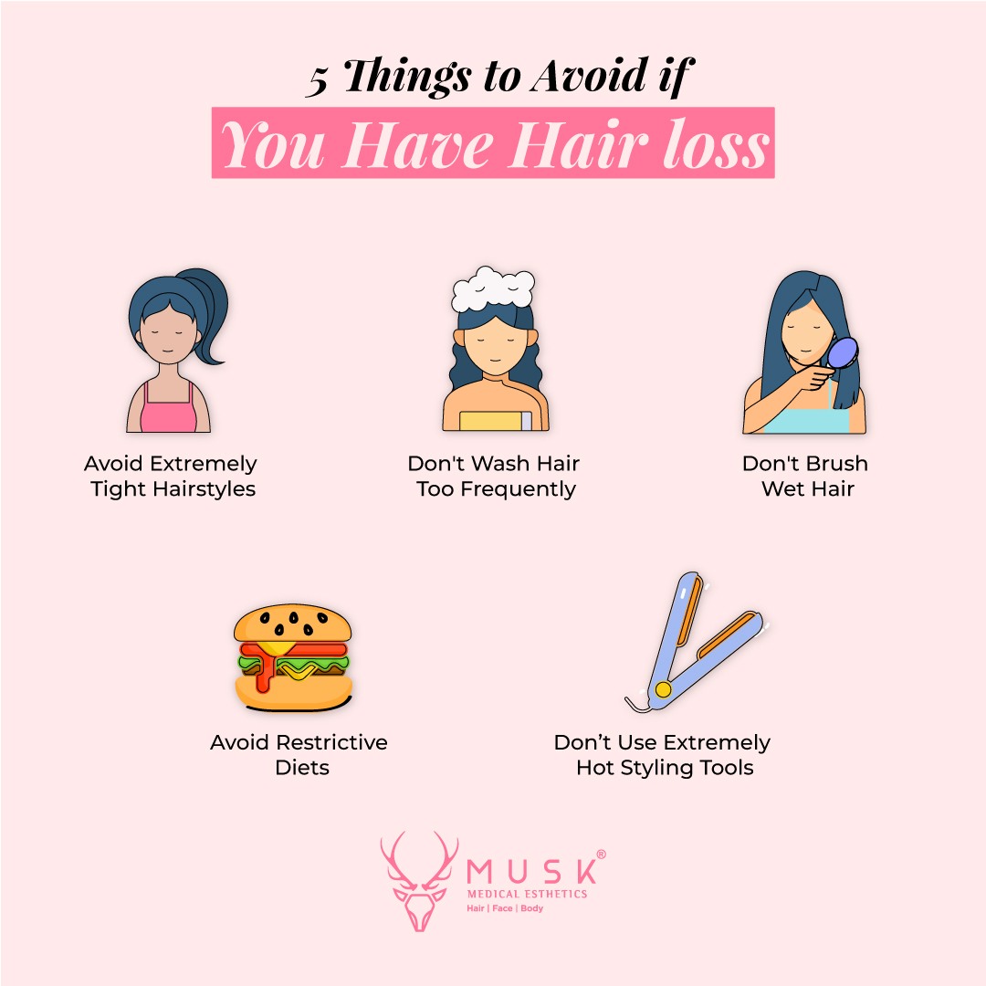 5 Things to Avoid if You Have Hair Loss