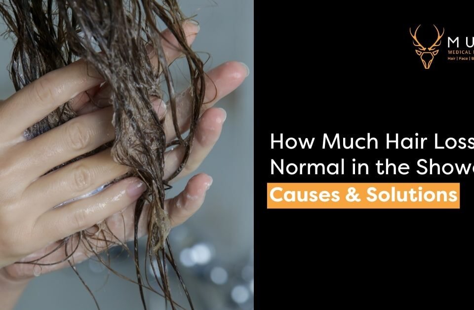 How Much Hair Loss is Normal in the Shower? Causes & Solutions