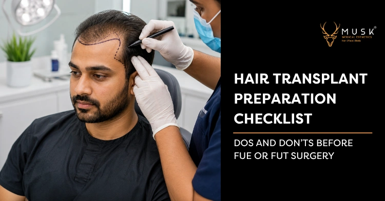 Hair Transplant Preparation Checklist Dos and Don’ts Before FUE or FUT Surgery